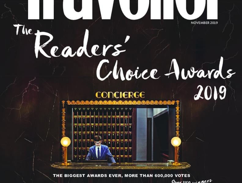 Conde Nast Traveller magazine, Readers' Choice Award 2019